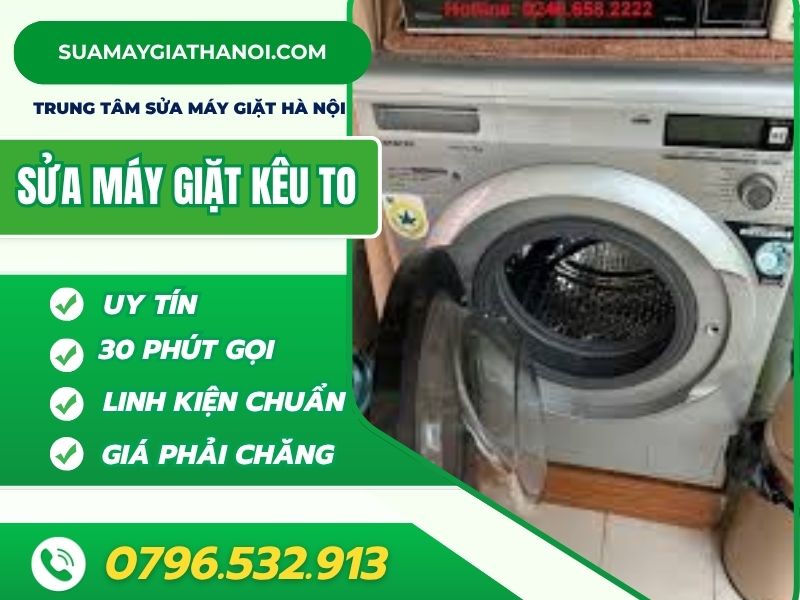 Gọi thợ sửa máy giặt kêu to khi vắt nhanh chóng tận nhà