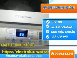 Máy giặt Electrolux báo lỗi E3