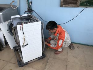 Các tình huống cụ thể khi máy giặt bị ngừng đột ngột
