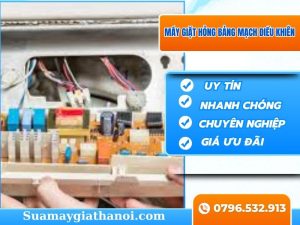 Máy giặt hỏng bảng điều khiển – Nguyên nhân, dấu hiệu và cách khắc phục