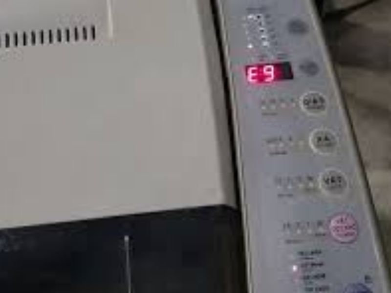 Dấu hiệu nhận biết máy giặt Aqua lỗi E9