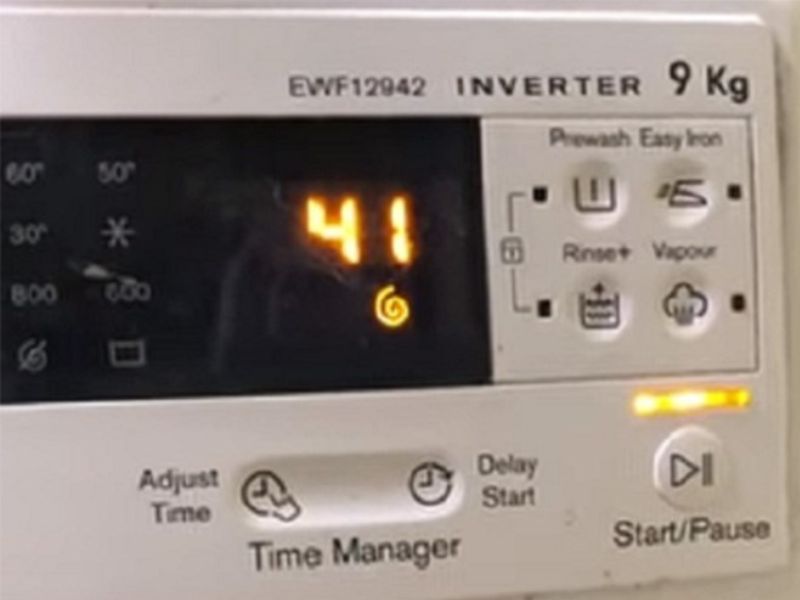 Lỗi E41 Máy Giặt Electrolux Là Gì Dấu Hiệu Nhận Biết Quan Trọng