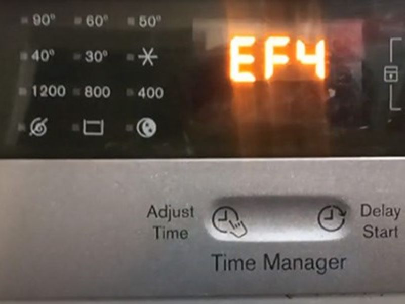Lỗi EF4 máy giặt Electrolux là gì Dấu hiệu nhận biết rõ ràng