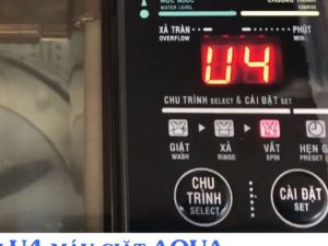 Mã Lỗi Máy Giặt National Dòng U (Lỗi Chung & Vận Hành)