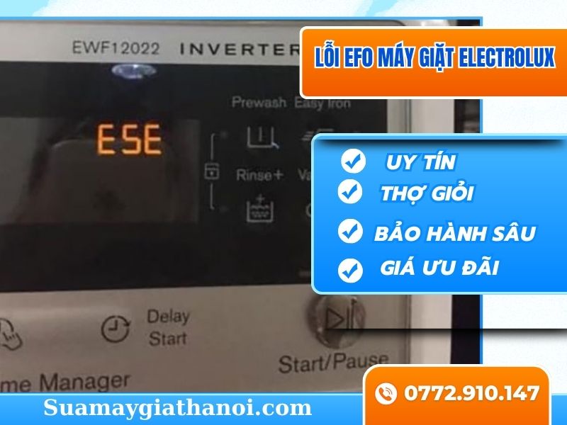 Sửa Chữa Nhanh Chóng 5 Bước Khắc Phục Lỗi E5E Máy Giặt Electrolux 