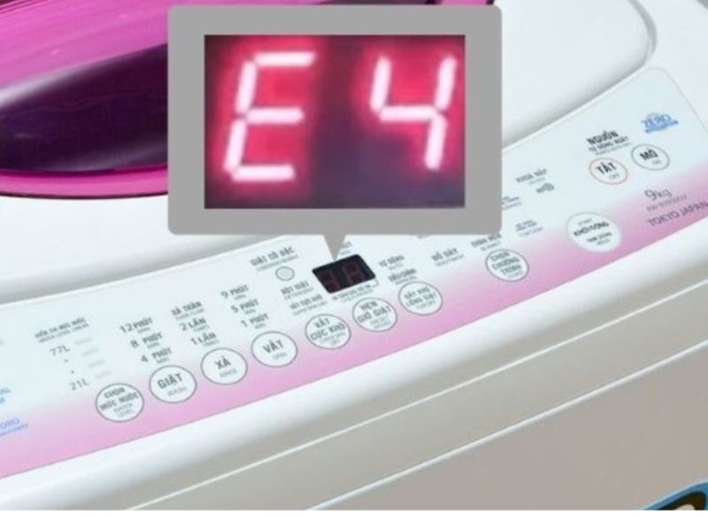 Dấu Hiệu Nhận Biết Máy Giặt Toshiba báo lỗi E4 Chuẩn Không Cần Chỉnh dấu Hiệu Nhận Biết Máy Giặt Toshiba Báo Lỗi E4 Chuẩn Không Cần Chỉnh