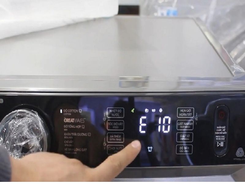 Lỗi E10 Máy Giặt Toshiba Là Gì