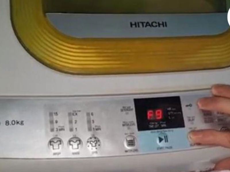 Máy Giặt Hitachi Báo Lỗi F9 Là Gì