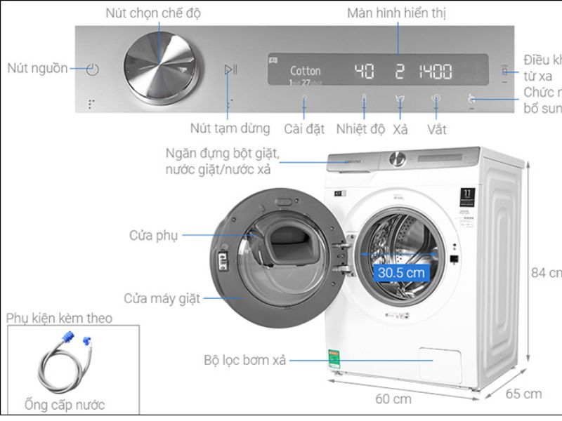 Cách Sử Dụng Máy Giặt Samsung Cơ Bản
