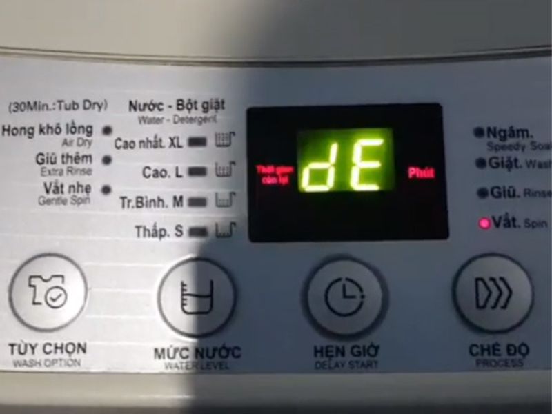 Lỗi De Máy Giặt Lg Là Gì