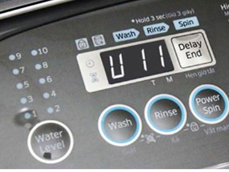 Máy Giặt Panasonic Báo Lỗi U11 Là Gì