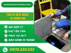 Thau Rua Be Nuoc Ngam Tai Hoang Mai